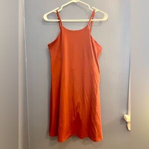 Girlfriend Collective Coral Slip Dress